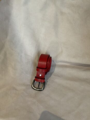 Ceinture rouge – Largeur 40 mm