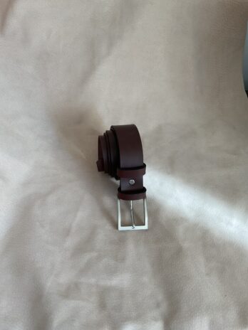 Ceinture marron foncé – Largeur 35 mm