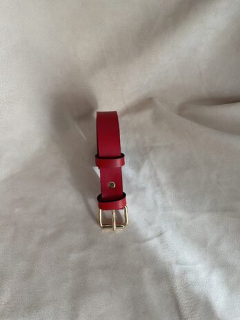 Ceinture rouge – Largeur 30 mm