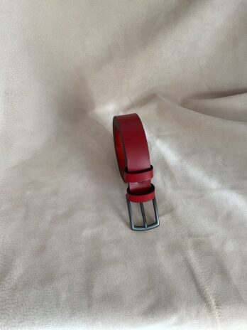 Ceinture rouge – Largeur 30 mm