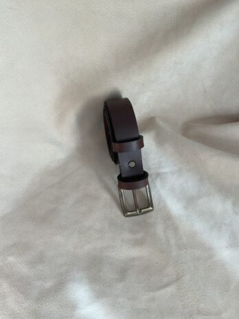Ceinture marron foncé – Largeur 30 mm