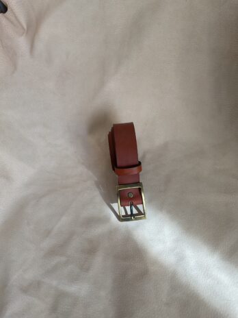 Ceinture marron clair – Largeur 35 mm