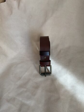 Ceinture marron foncé – Largeur 40 mm